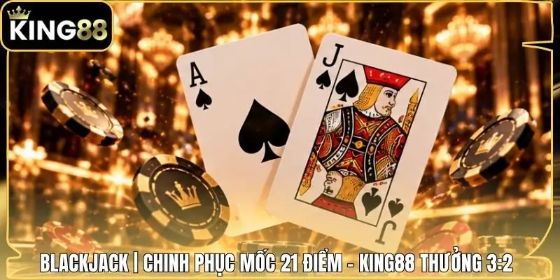 Blackjack | Chinh Phục Mốc 21 Điểm - King88 Thưởng 3:2
