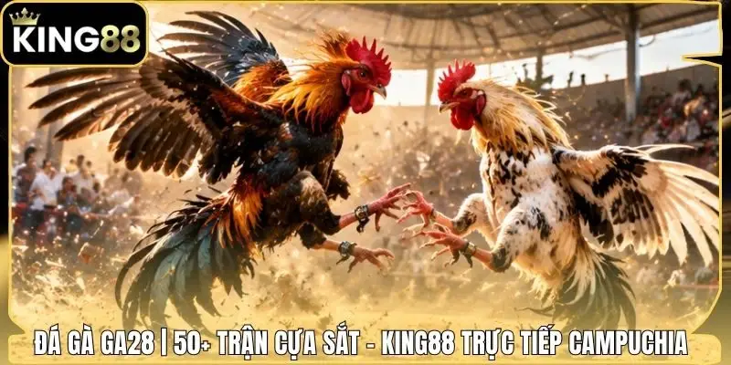 Đá Gà GA28 | 50+ Trận Cựa Sắt - King88 Trực Tiếp Campuchia
