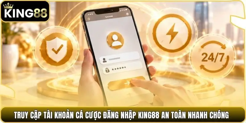 Truy cập tài khoản cá cược đăng nhập king88 an toàn nhanh chóng